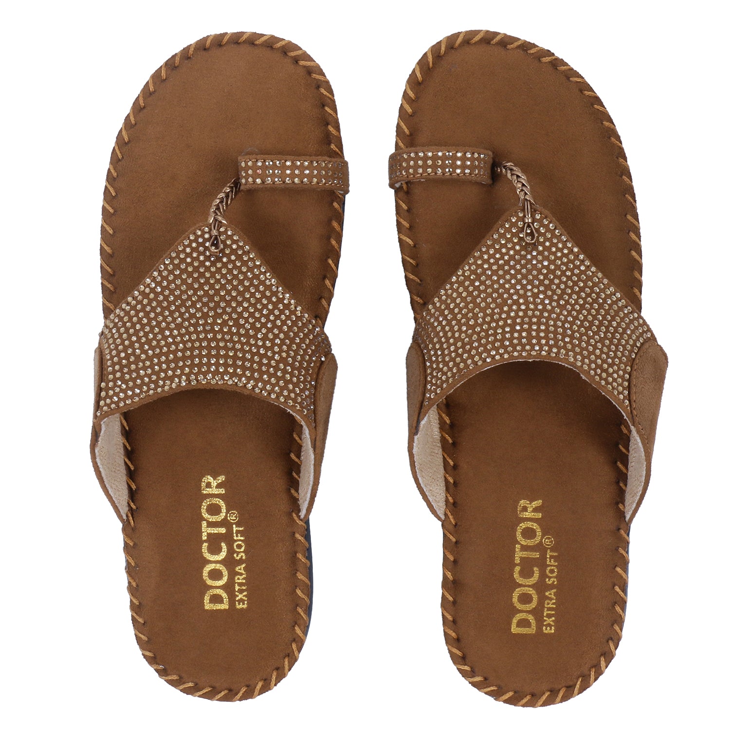 DOCTOR EXTRA SOFT D-611 Chappal Ortho Care Orthopaedic and Diabetic Comfort Doctor Flip-Flop and House Slipper's for Women's