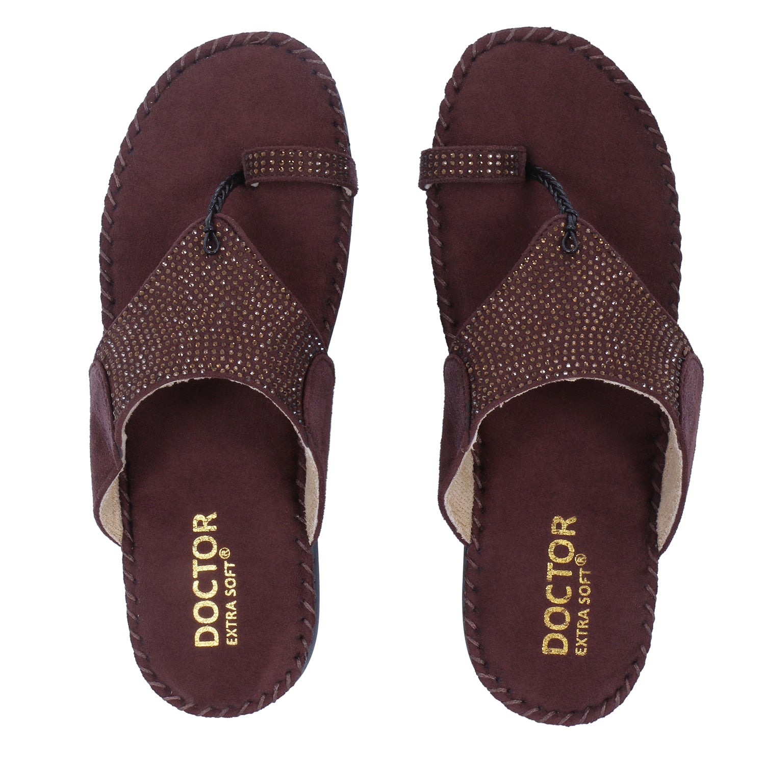 DOCTOR EXTRA SOFT D-611 Chappal Ortho Care Orthopaedic and Diabetic Comfort Doctor Flip-Flop and House Slipper's for Women's