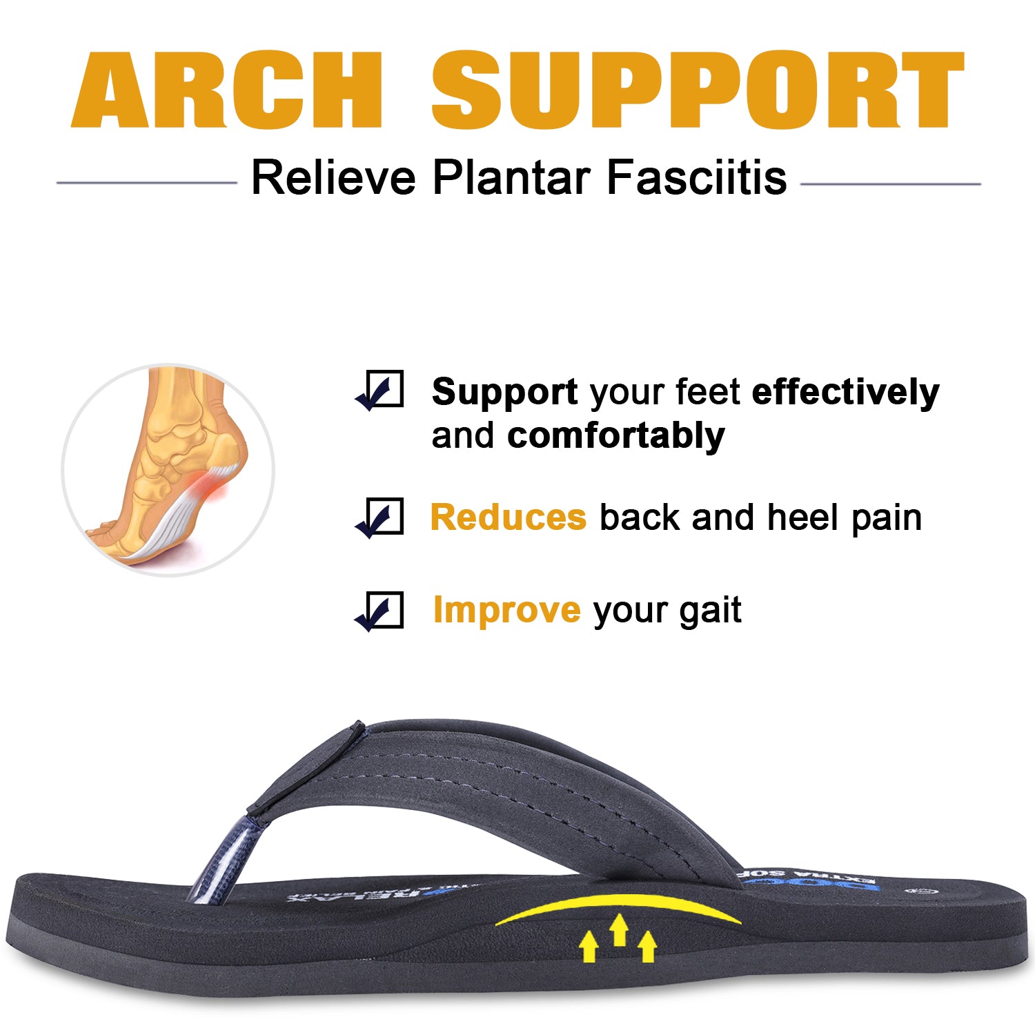 Dr Ortho Slippers Best Slippers For Plantar Fasciitis For Men