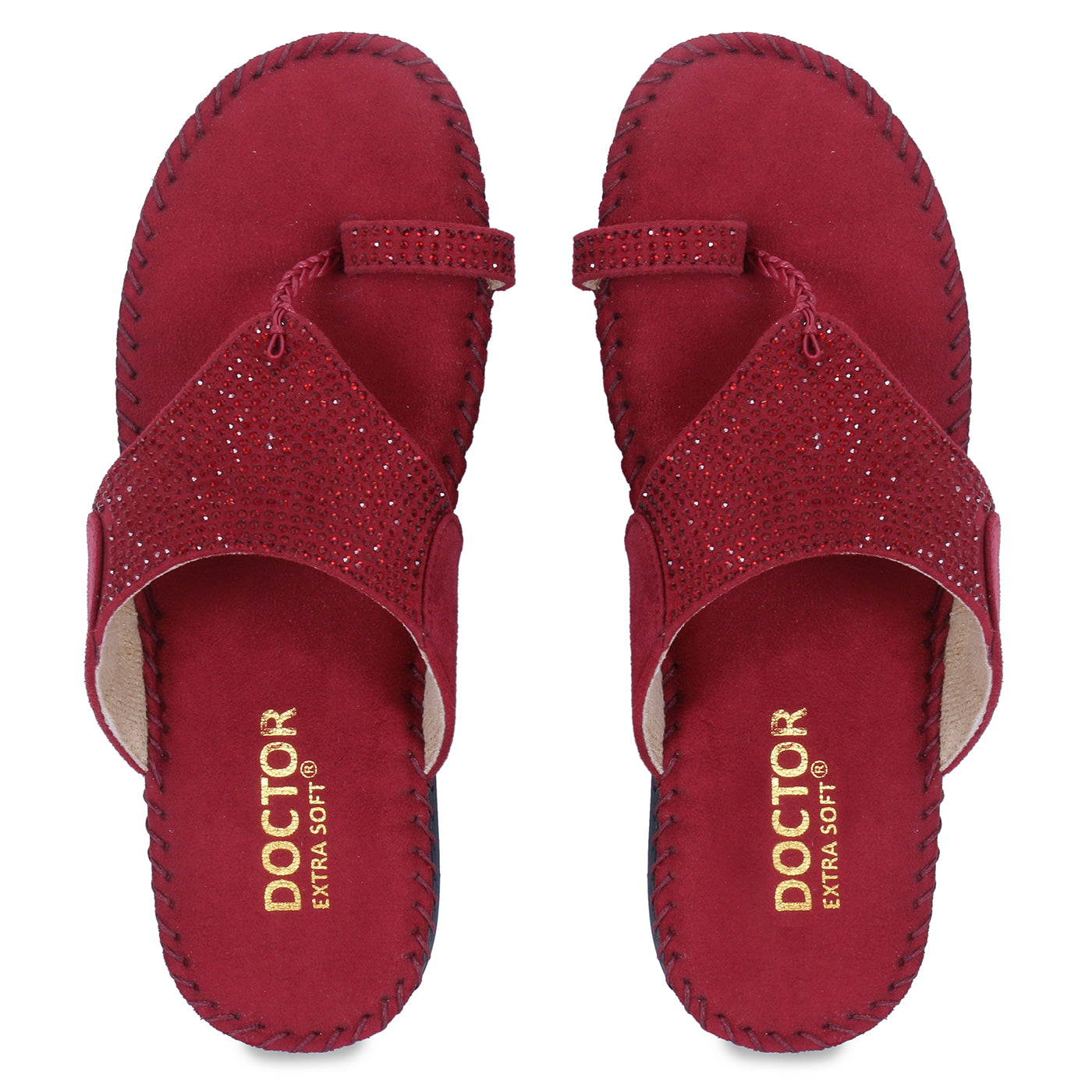 DOCTOR EXTRA SOFT D-611 Chappal Ortho Care Orthopaedic and Diabetic Comfort Doctor Flip-Flop and House Slipper's for Women's