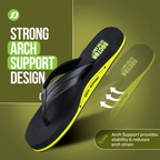 DOCTOR EXTRA SOFT Thong Arch Support Ortho Slippers for Mens| Orthopedic Diabetic & Stylish| Lightweight Comfortable & Casual| Cushion Anti-Skid Bedroom Daily Use House Flip-Flops Gents Boys NEW-D-38