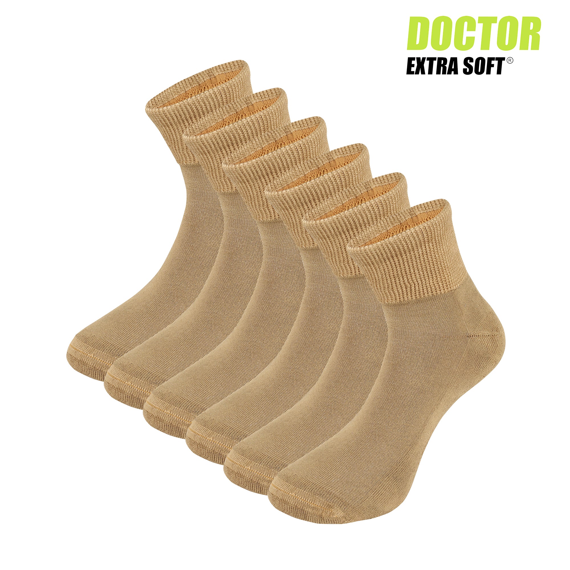 DOCTOR EXTRA SOFT 301 Men's Premium Cushioned Bamboo Ankle Socks| Half Terry, Odour-Free & Breathable| Ideal For Sports, Sneaker, Running, Gym Training, Athletic| Everyday Use Gent's/Boys PACK OF 3 (Free Size)