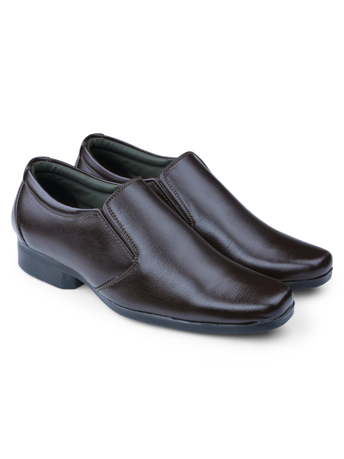 DOCTOR EXTRA SOFT Men’s Black Formal Shoes– Classic Office Business Dress Shoes, Slip On Style, Lightweight Cushioned Sole, Non-Slip Professional Work, Wedding,Party & Casual Footwear D-852