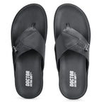 DOCTOR EXTRA SOFT Men's Flip Flops | Memory Foam, Lightweight, Cushioned | F-2