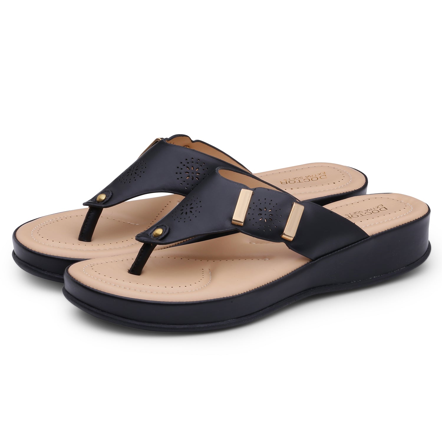 DOCTOR EXTRA SOFT Women's Slippers | Memory Foam, Lightweight | D-617