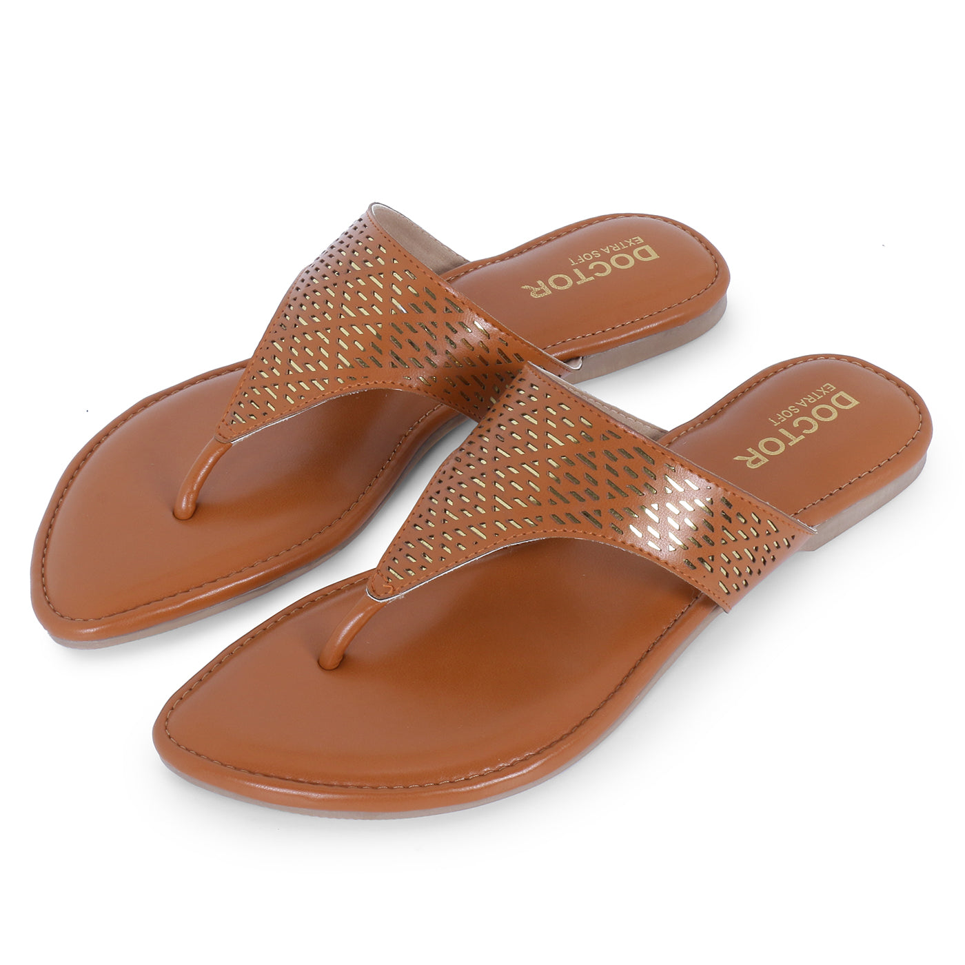 Buy Copper Sandals for Men by Doctor Extra Soft Online | Ajio.com