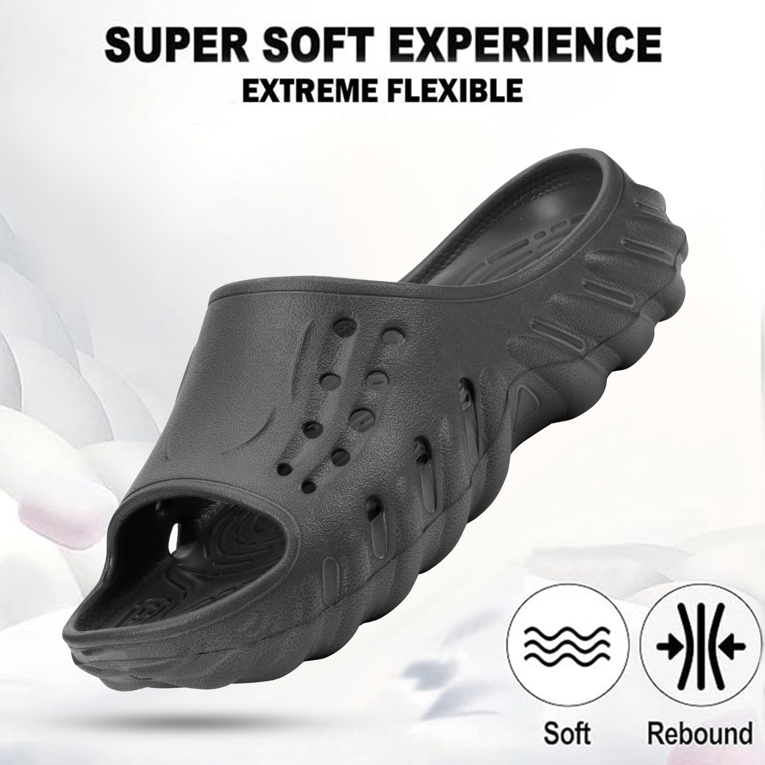 DOCTOR EXTRA SOFT Men's Flip Flops | Acupressure, Anti-Skid, Waterproof | D-500