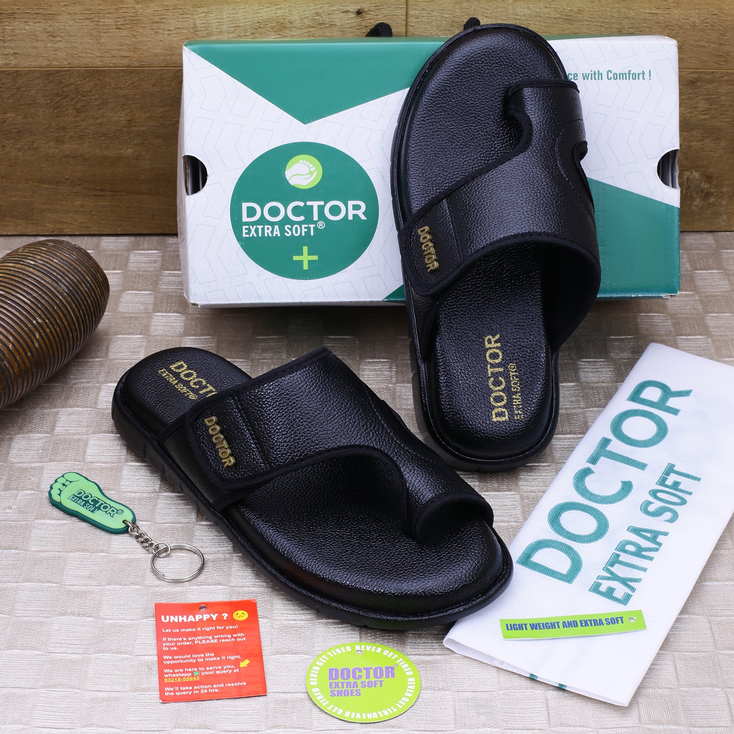 Doctor Extra Soft L-5, Heel Pain Arch Pain Chappal/Sandals for Men's