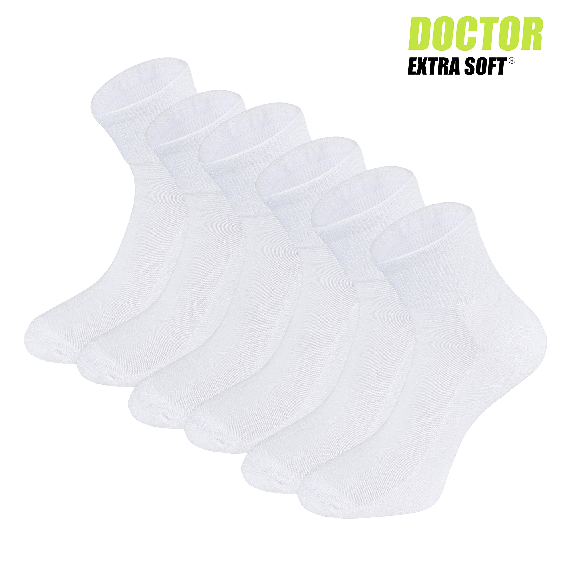 DOCTOR EXTRA SOFT 301 Men's Premium Cushioned Bamboo Ankle Socks| Half Terry, Odour-Free & Breathable| Ideal For Sports, Sneaker, Running, Gym Training, Athletic| Everyday Use Gent's/Boys PACK OF 3 (Free Size)