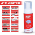 DOCTOR EXTRA SOFT Sports & Sneaker Care Kit |150 ml Shoe Foam Cleaner with Free Brush Quickly Remove Dirt & Stains Shoes Like White/Canvas/Tennis/Trainers/Nubuck/Suede/Loafers