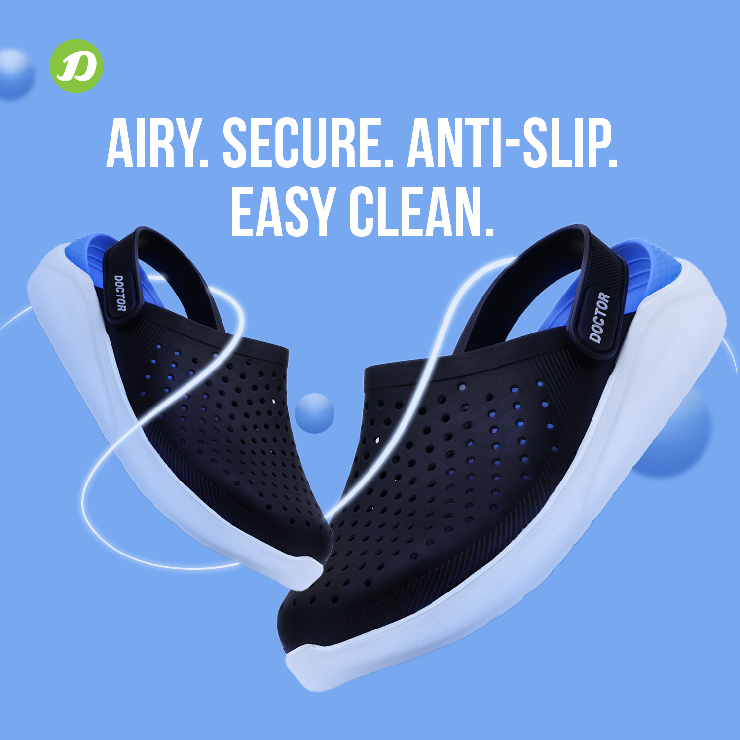 DOCTOR EXTRA SOFT D-509 Kids' Clogs — Ultra Soft & Anti-Skid