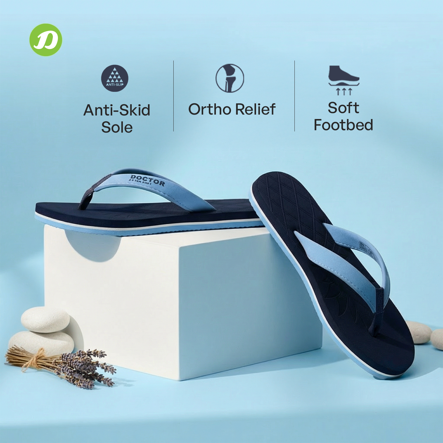DOCTOR EXTRA SOFT D-05 Women's Slippers — Orthopedic