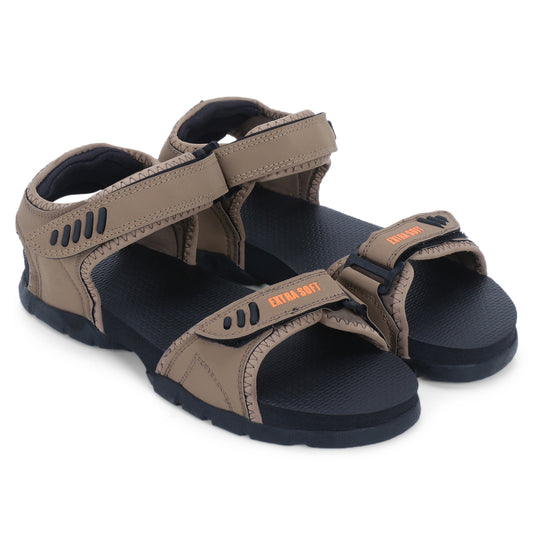 Doctor Extra Soft D-301 Men's Classic Athletic & Outdoor Casual Sandals/Floaters with Adjustable Cushion Strap for Adult | Comfortable & LightWeight |Stylish & Anti-Skid |Everyday Use for Gents/Boys