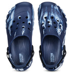 DOCTOR EXTRA SOFT D-550 Men's Classic Camo Casual Sports Clogs/Sandals with Adjustable Back Strap for Adult| Comfortable & Lightweight| Stylish & Anti-Skid| Waterproof & Everyday Use Mules Gents Boys