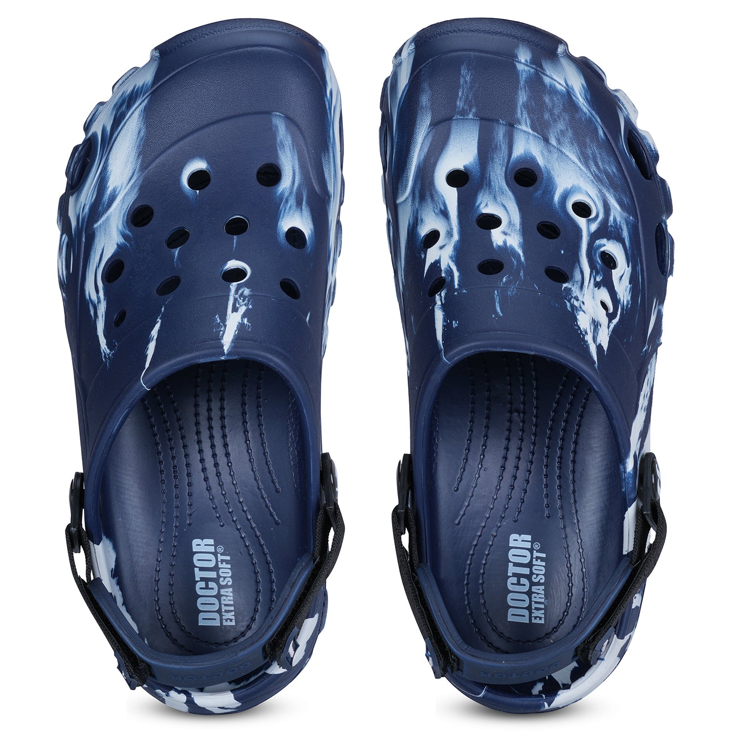 DOCTOR EXTRA SOFT D-550 Men's Classic Camo Casual Sports Clogs/Sandals with Adjustable Back Strap for Adult| Comfortable & Lightweight| Stylish & Anti-Skid| Waterproof & Everyday Use Mules Gents Boys