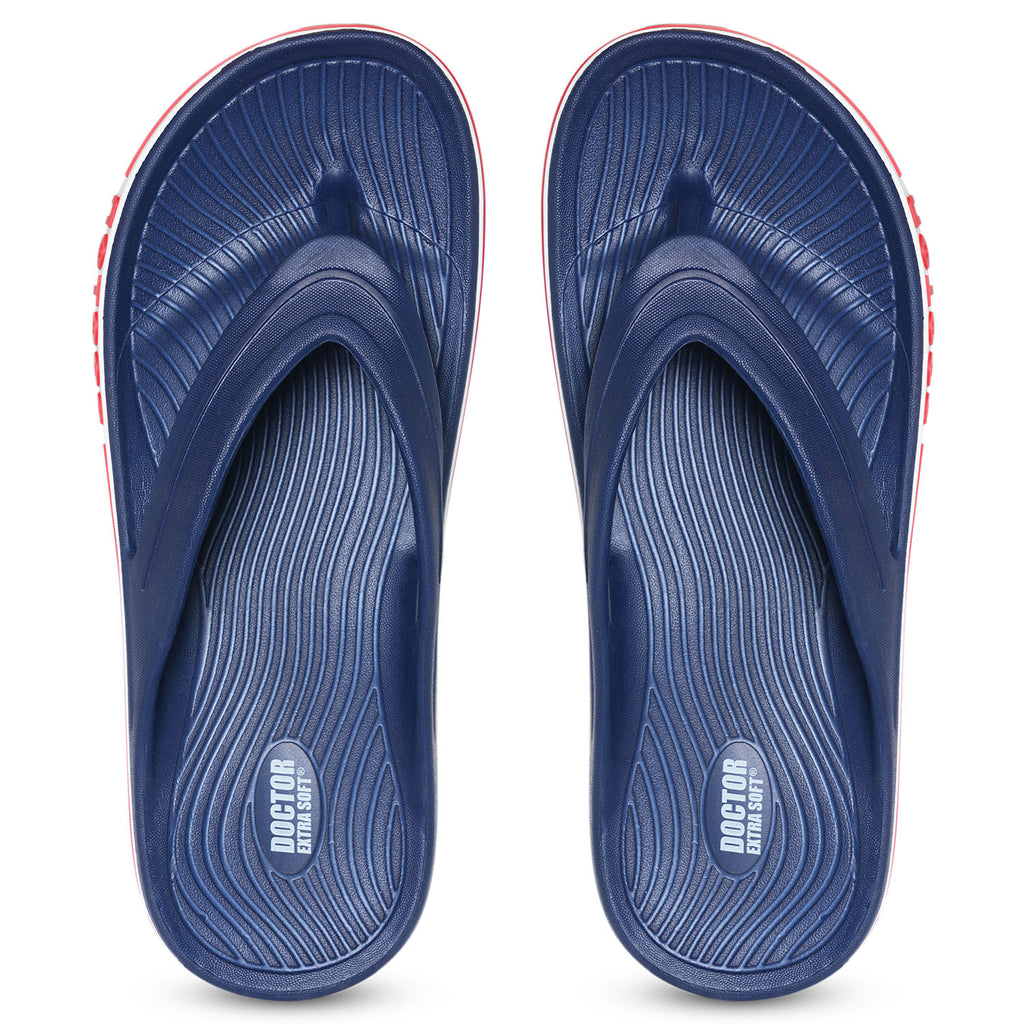 DOCTOR EXTRA SOFT Men's Flip Flops | Acupressure, Anti-Skid, Waterproof | D-553