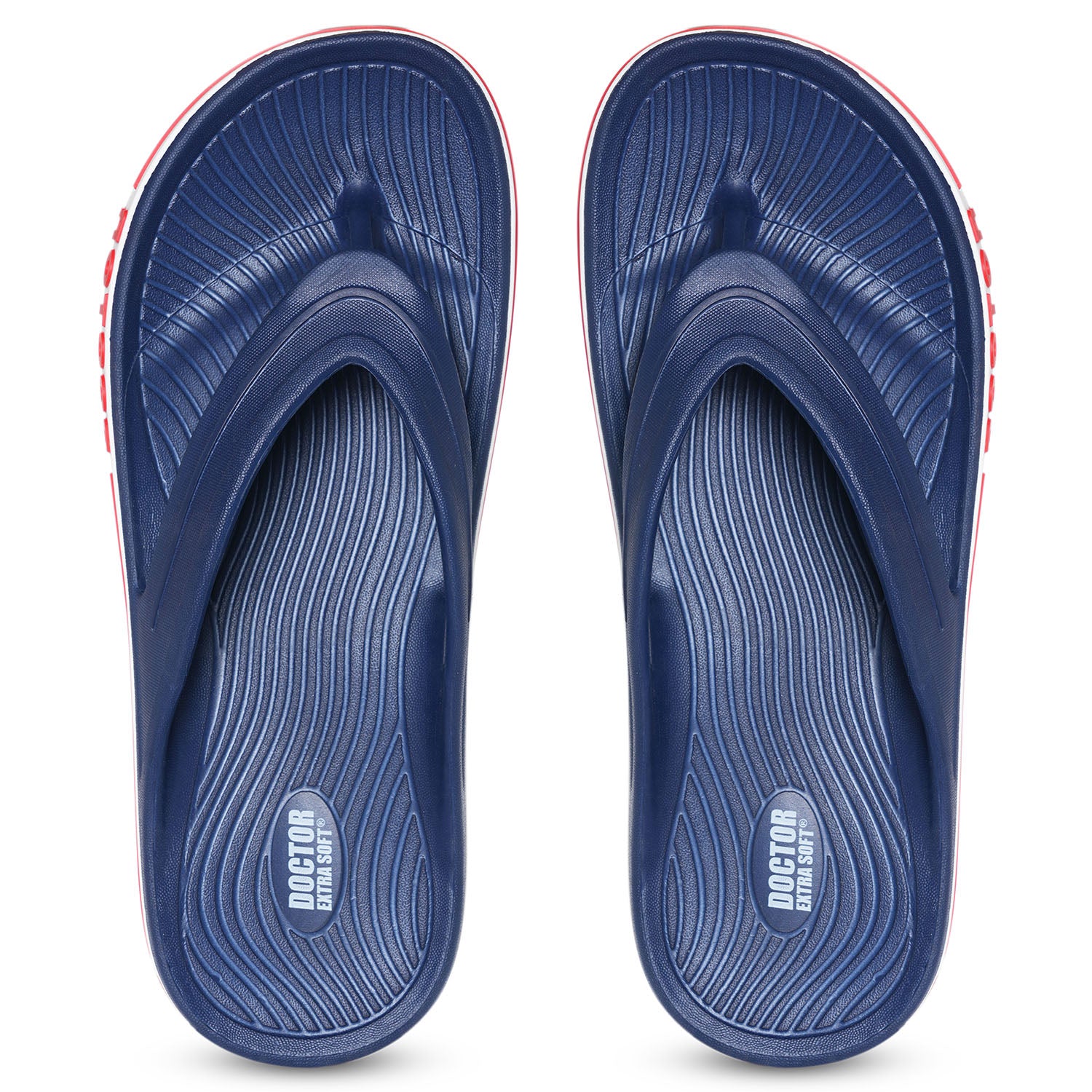DOCTOR EXTRA SOFT D-553 Men's Classic & Premium Casual Flip Flops with Soft Acupressure for Adult | Comfortable & LightWeight| Stylish & Anti-Skid |Waterproof Everyday Cushion Slippers for Gents/Boys