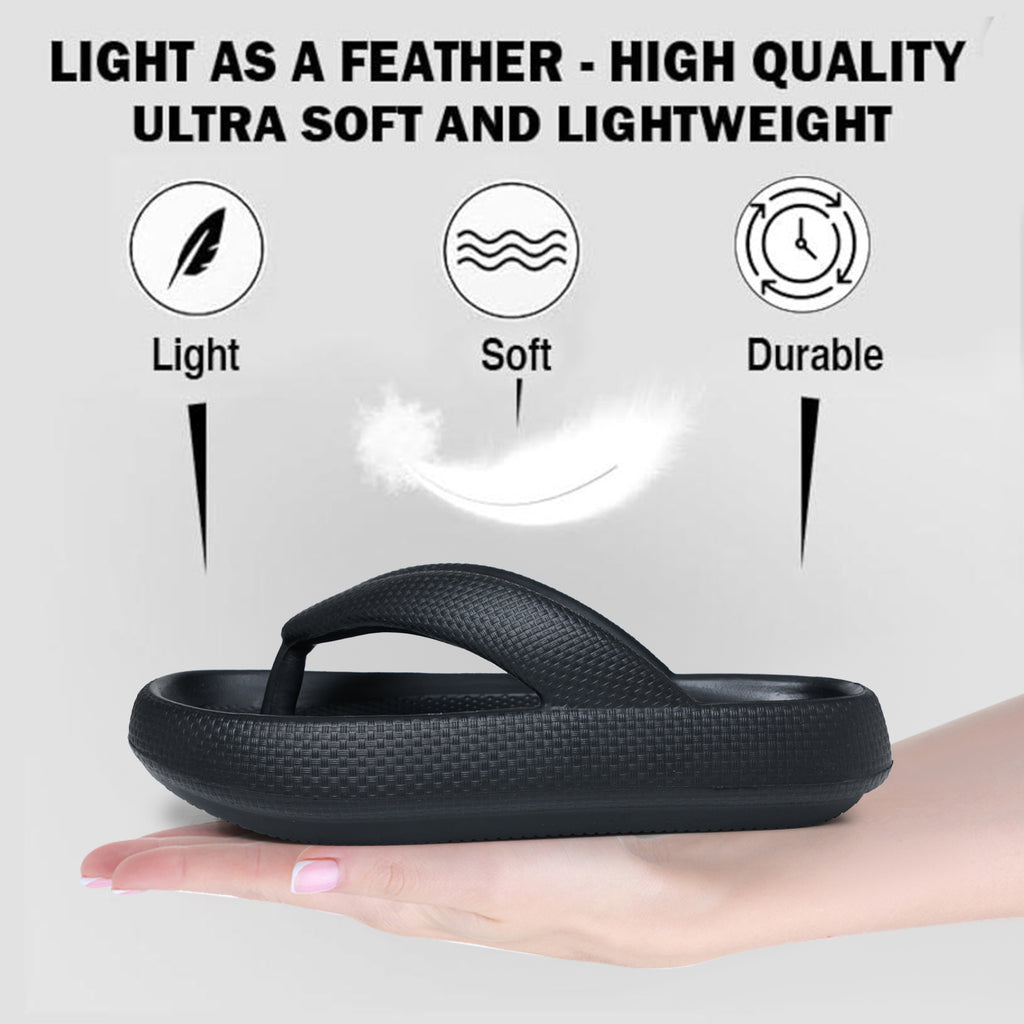 DOCTOR EXTRA SOFT Women's Flip Flops | Anti-Skid, Waterproof, Lightweight | D-541