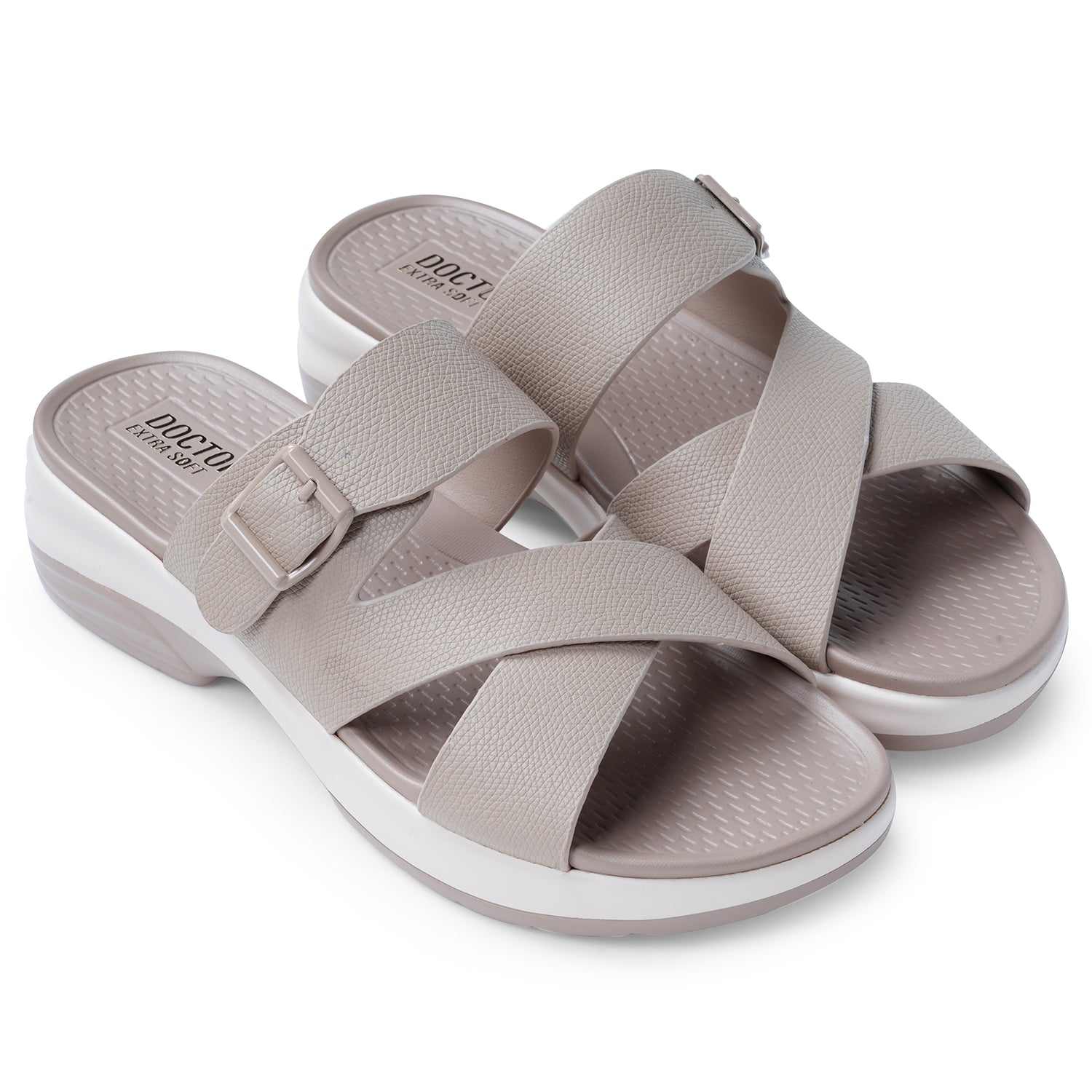 DOCTOR EXTRA SOFT Women's Flip Flops | Anti-Skid, Waterproof, Lightweight | D-656