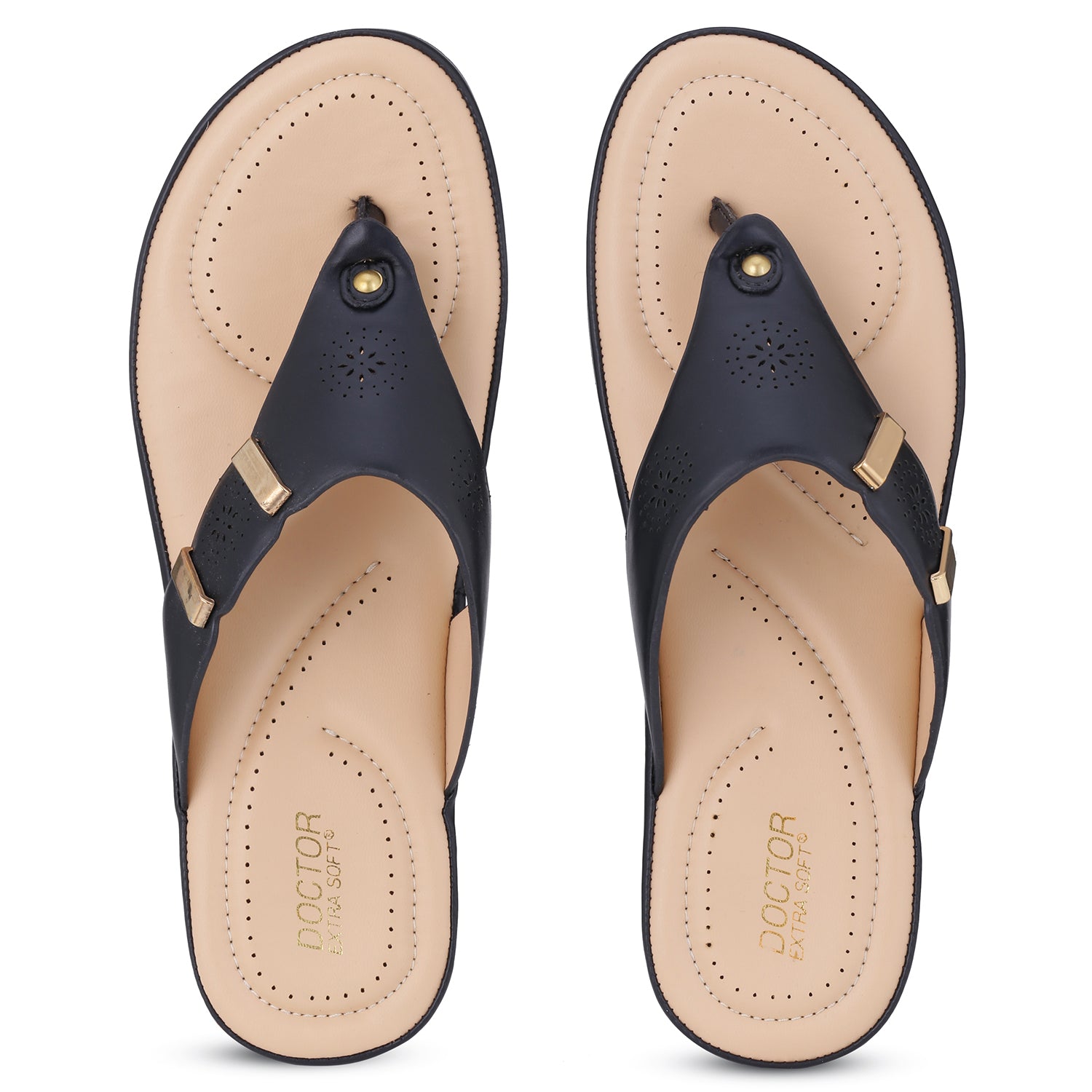 DOCTOR EXTRA SOFT Women's Slippers | Memory Foam, Lightweight | D-617