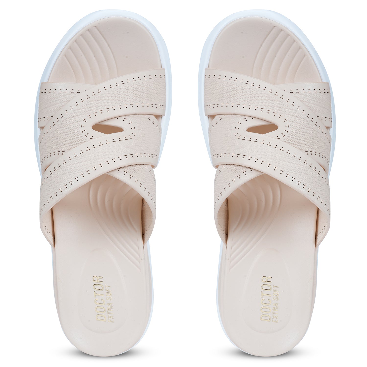 DOCTOR EXTRA SOFT Women's Flip Flops | Anti-Skid, Waterproof, Lightweight | D-654