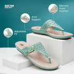 DOCTOR EXTRA SOFT Women's Slippers | Memory Foam, Orthopedic, Lightweight | D-627