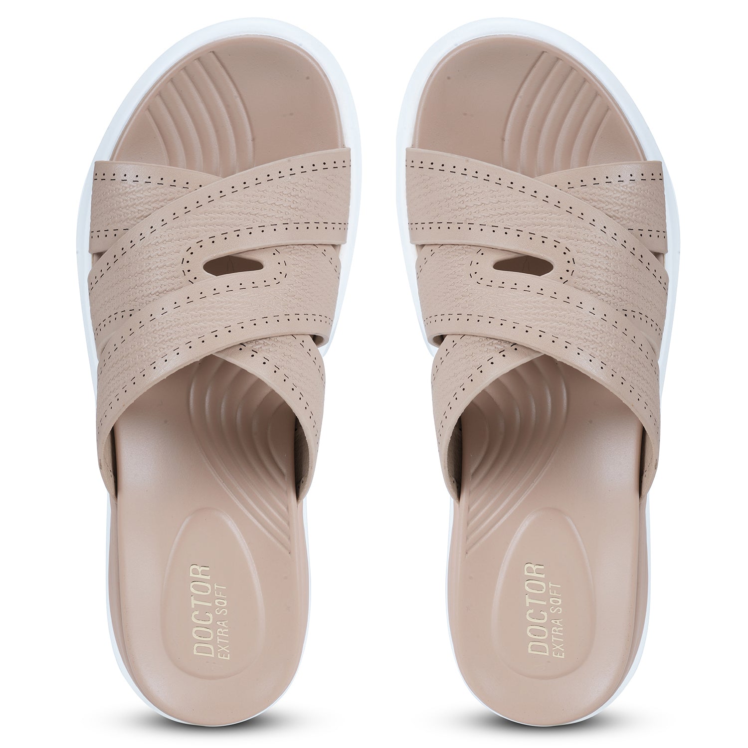 DOCTOR EXTRA SOFT Women's Flip Flops | Anti-Skid, Waterproof, Lightweight | D-654