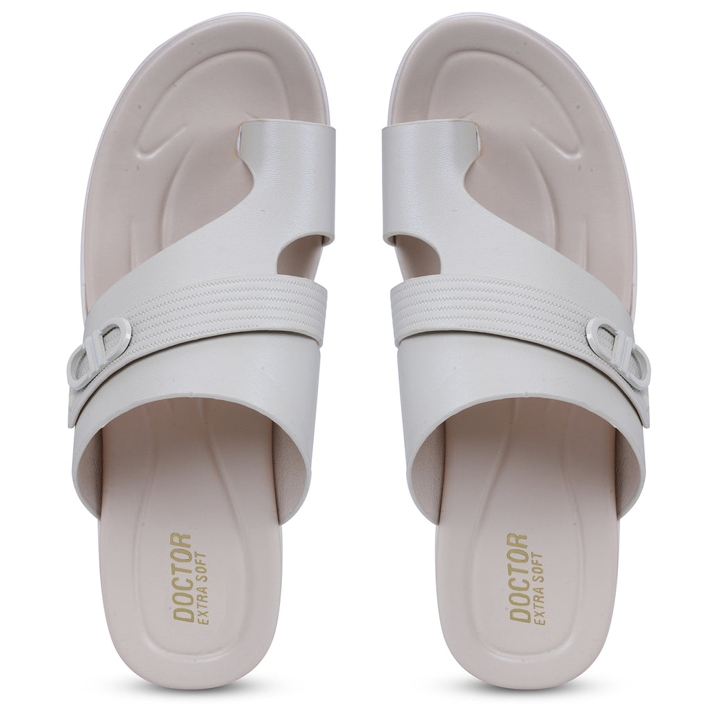 DOCTOR EXTRA SOFT Women's Flip Flops | Anti-Skid, Waterproof, Lightweight | D-655