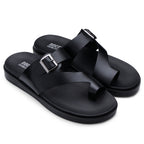 DOCTOR EXTRA SOFT F-1 Men's Leather Thong Sandals — Genuine Leather & Anti-Skid