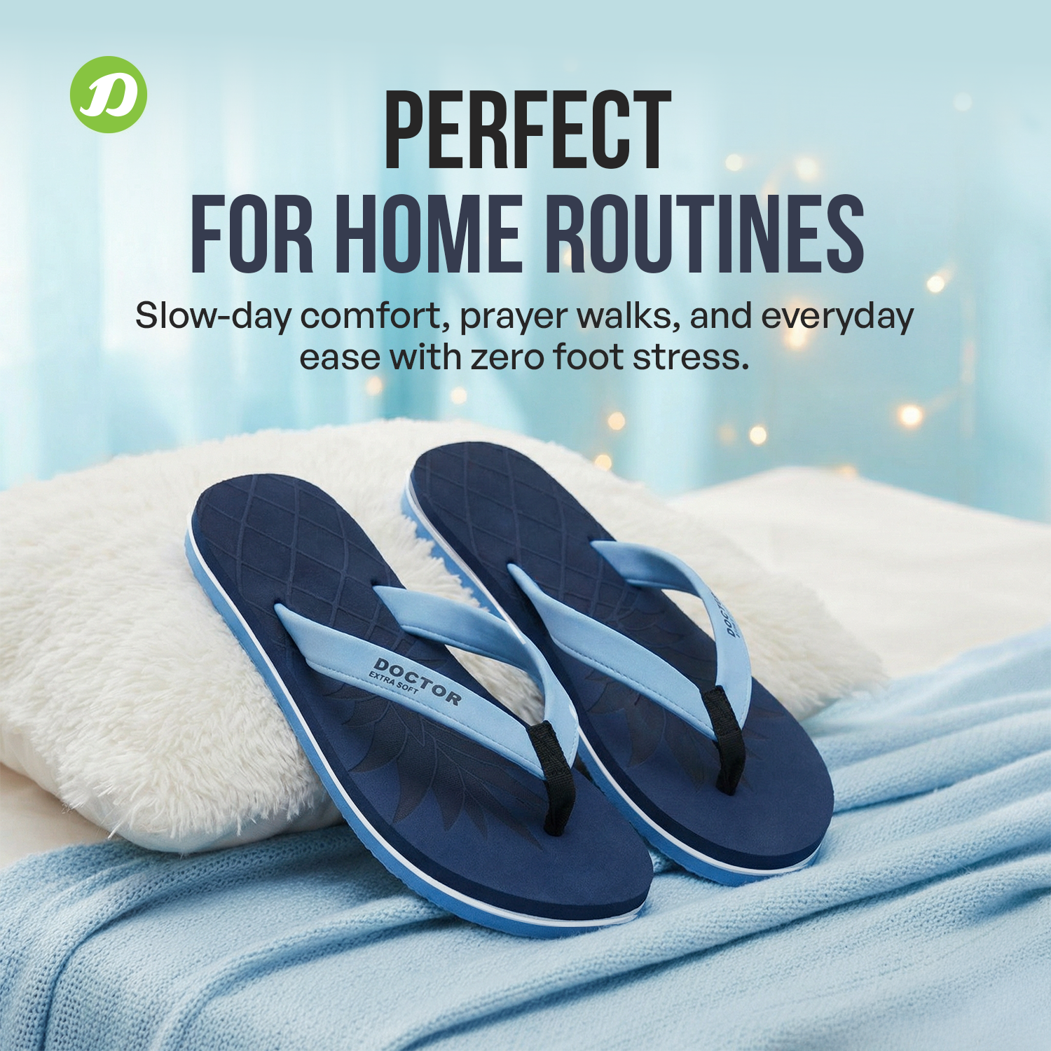 DOCTOR EXTRA SOFT D-05 Women's Slippers — Orthopedic