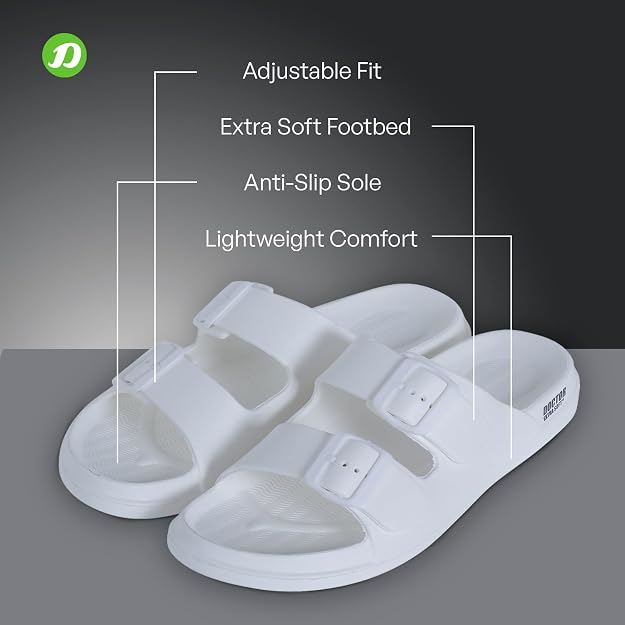 DOCTOR EXTRA SOFT D-505 Men's Slider Slippers — Cushioned & Anti-Skid