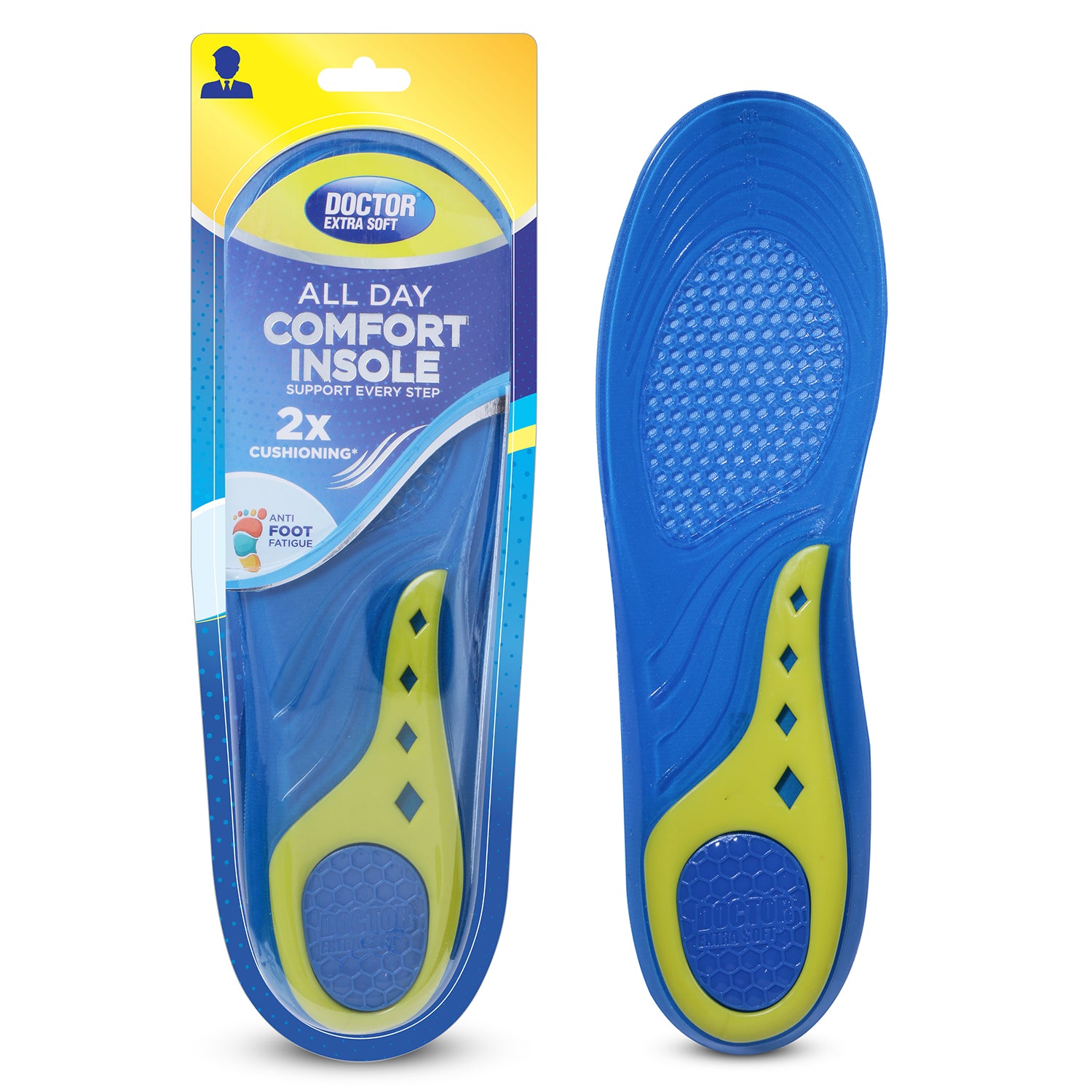 DOCTOR EXTRA SOFT Insole For Shoes For Men and Women, Comfort & Energy Massaging Gel Insoles For  Pain Relief Orthotics D-951/D-952