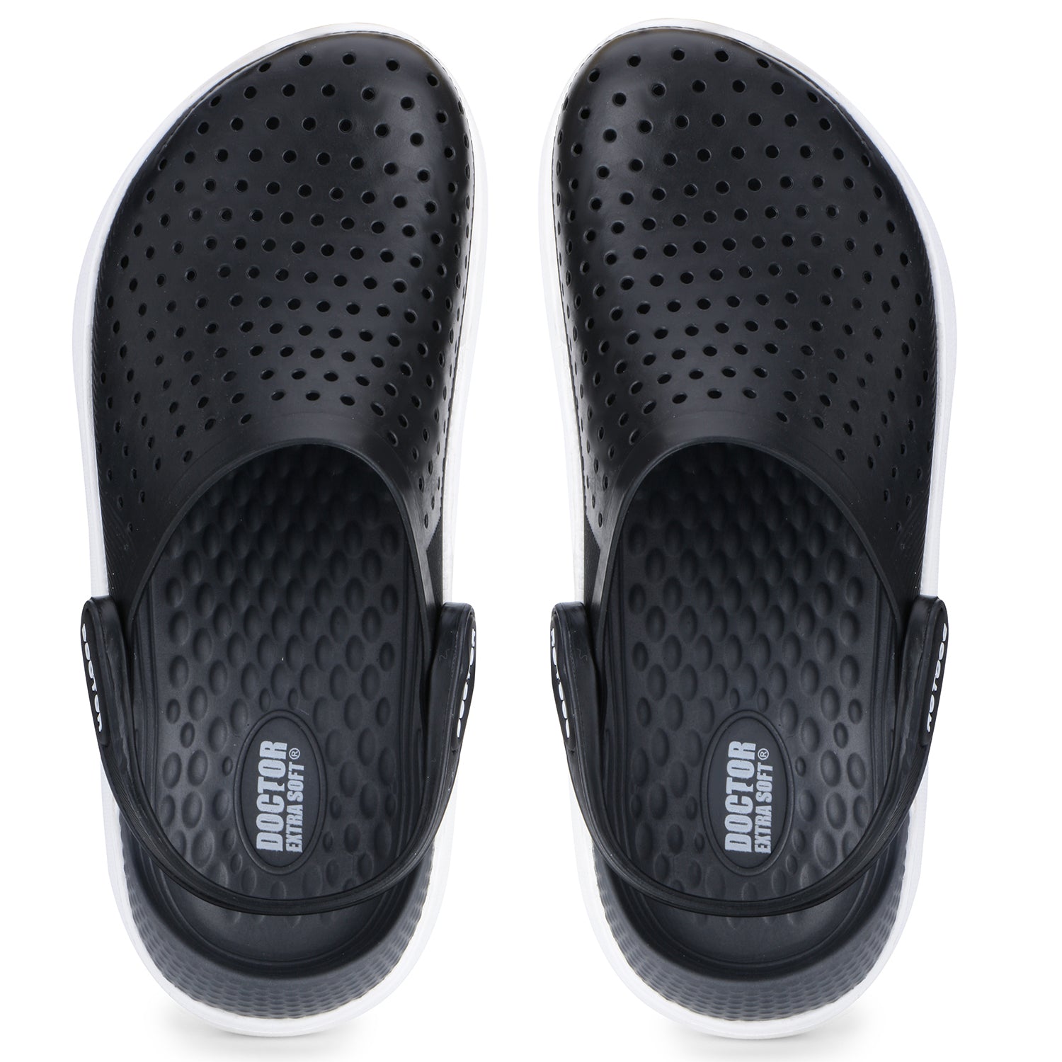 DOCTOR EXTRA SOFT D-509 Unisex-Child Kids Classic Ultra Soft Clogs/Sandals with Adjustable Back Strap| Comfortable & Lightweight| Stylish & Anti-Skid| Indoor & Outdoor Casual Sports Mules Boys/Girls