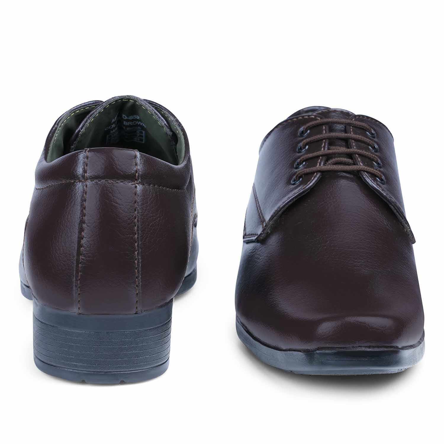 DOCTOR EXTRA SOFT Men’s Black Formal Shoes– Classic Office Business Dress Shoes, Slip On & Lace Up Style, Lightweight Cushioned Sole, Non-Slip Professional Work, Wedding,Party & Casual Footwear D-851