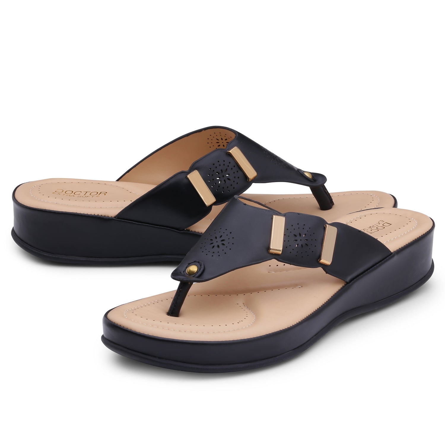 DOCTOR EXTRA SOFT Women's Slippers | Memory Foam, Lightweight | D-617