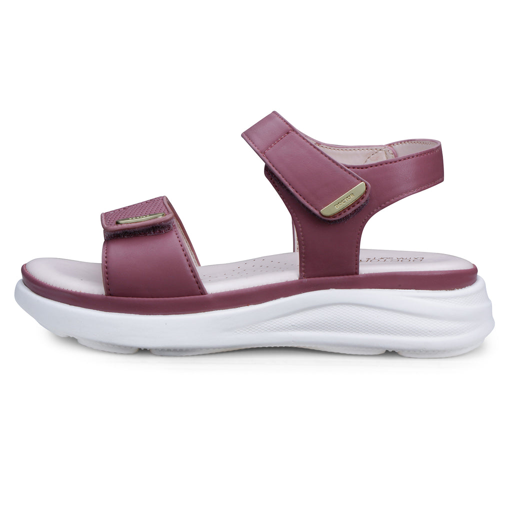 DOCTOR EXTRA SOFT 610 Women's Ultra Lightweight Slippers/Sandals with Memory Foam Cushion|Stylish & Comfortable|Casual & Non-Slip|Diabetic & Orthopedic Flip Flops with Adjustable Strap Ladies/Girls