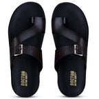 DOCTOR EXTRA SOFT F-1 Men's Leather Thong Sandals — Genuine Leather & Anti-Skid
