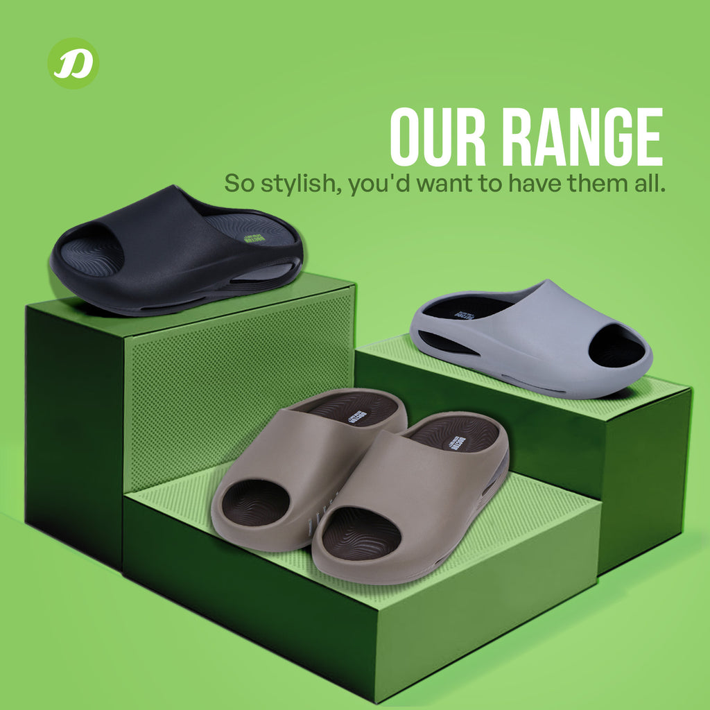 DOCTOR EXTRA SOFT D-507 Men's Slider Slippers — Ultra Soft & Anti-Skid