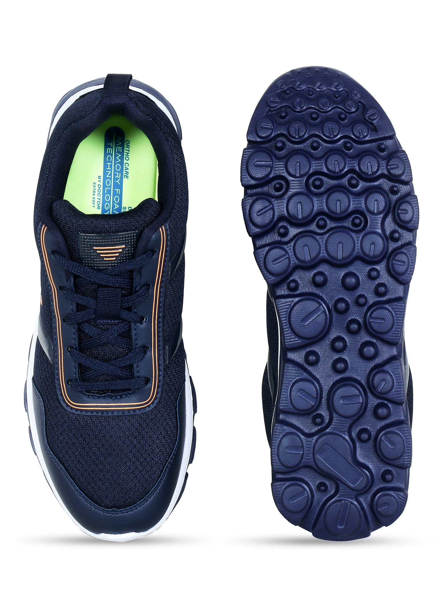 DOCTOR EXTRA SOFT D-2003 Memory Foam Mens Running Shoe with EVA Sole | Sports,Gym,Training,Walking,Jogging,Casual,School | Lightweight & Comfortable| Sneakers Lace-Up Athletics Loafer Gent's & Boy's