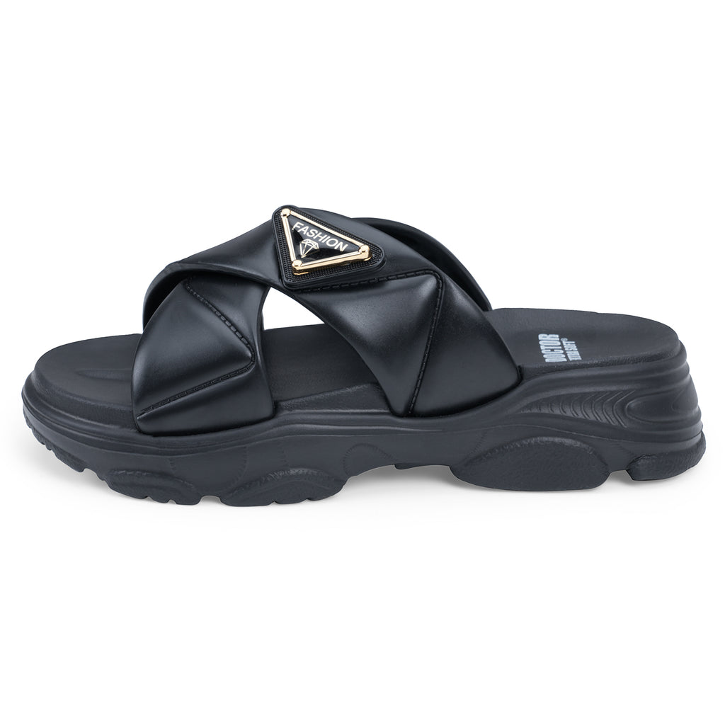 DOCTOR EXTRA SOFT Women's Flip Flops | Anti-Skid, Waterproof, Lightweight | D-521