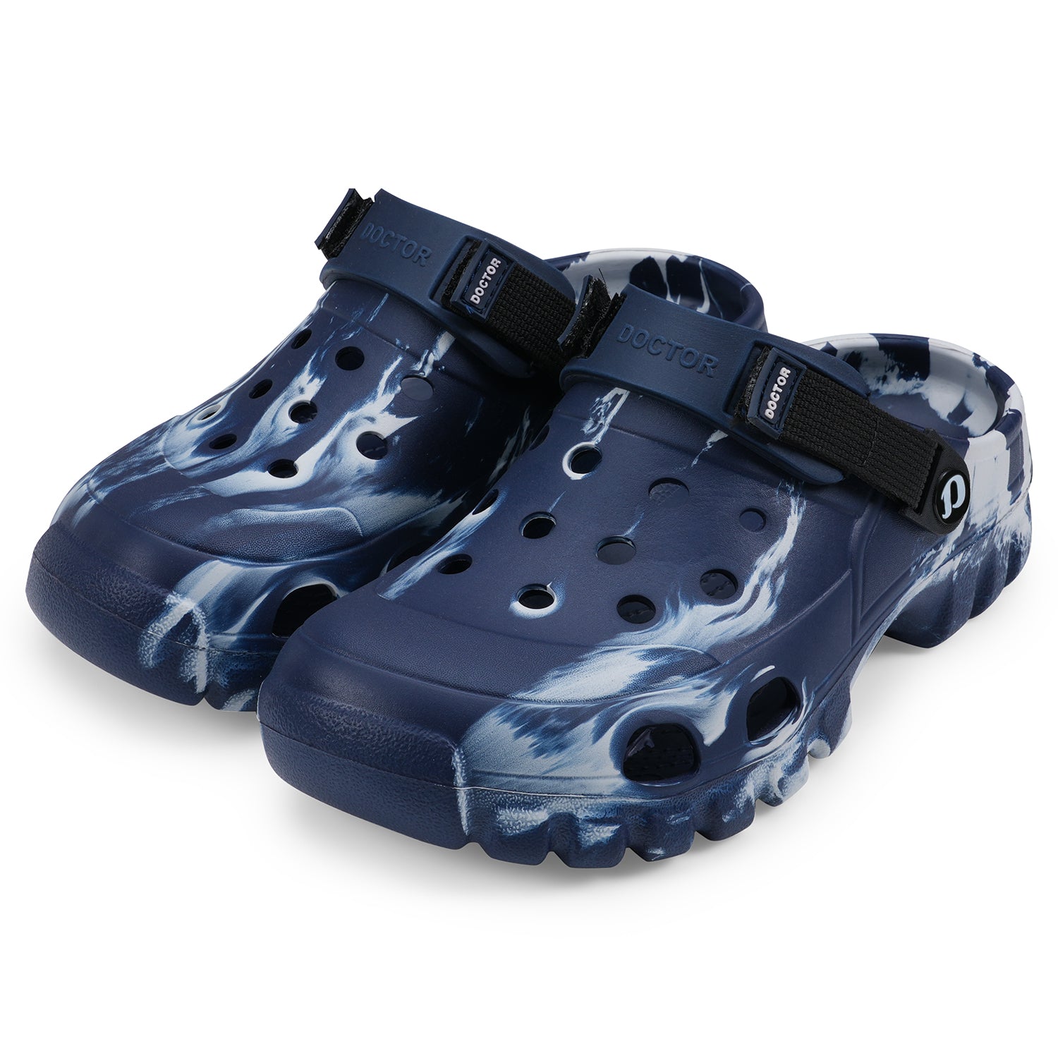 DOCTOR EXTRA SOFT D-550 Men's Classic Camo Casual Sports Clogs/Sandals with Adjustable Back Strap for Adult| Comfortable & Lightweight| Stylish & Anti-Skid| Waterproof & Everyday Use Mules Gents Boys