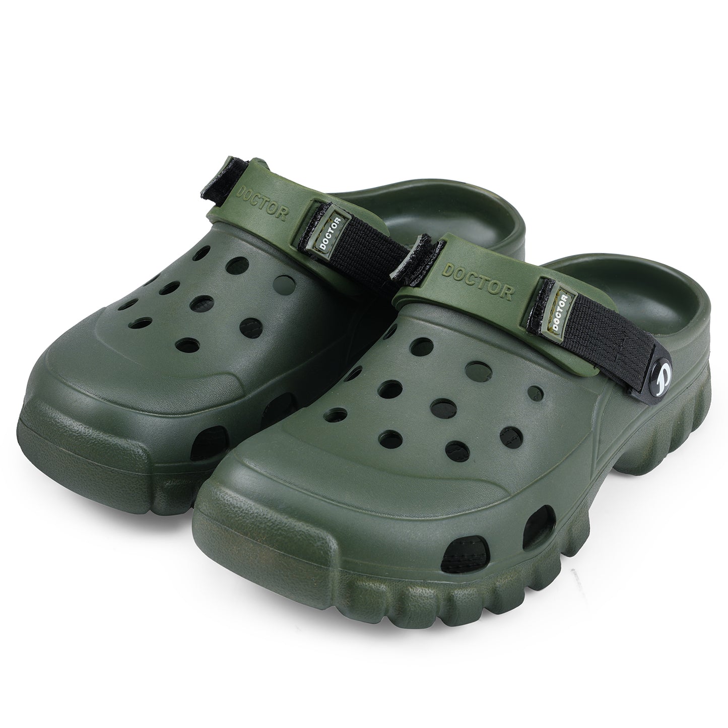 DOCTOR EXTRA SOFT D-546 Men's Classic Casual Sports Clogs/Sandals with Adjustable Back Strap for Adult | Comfortable & LightWeight| Stylish & Anti-Skid|Waterproof & Everyday Use Mules for Gents & Boys