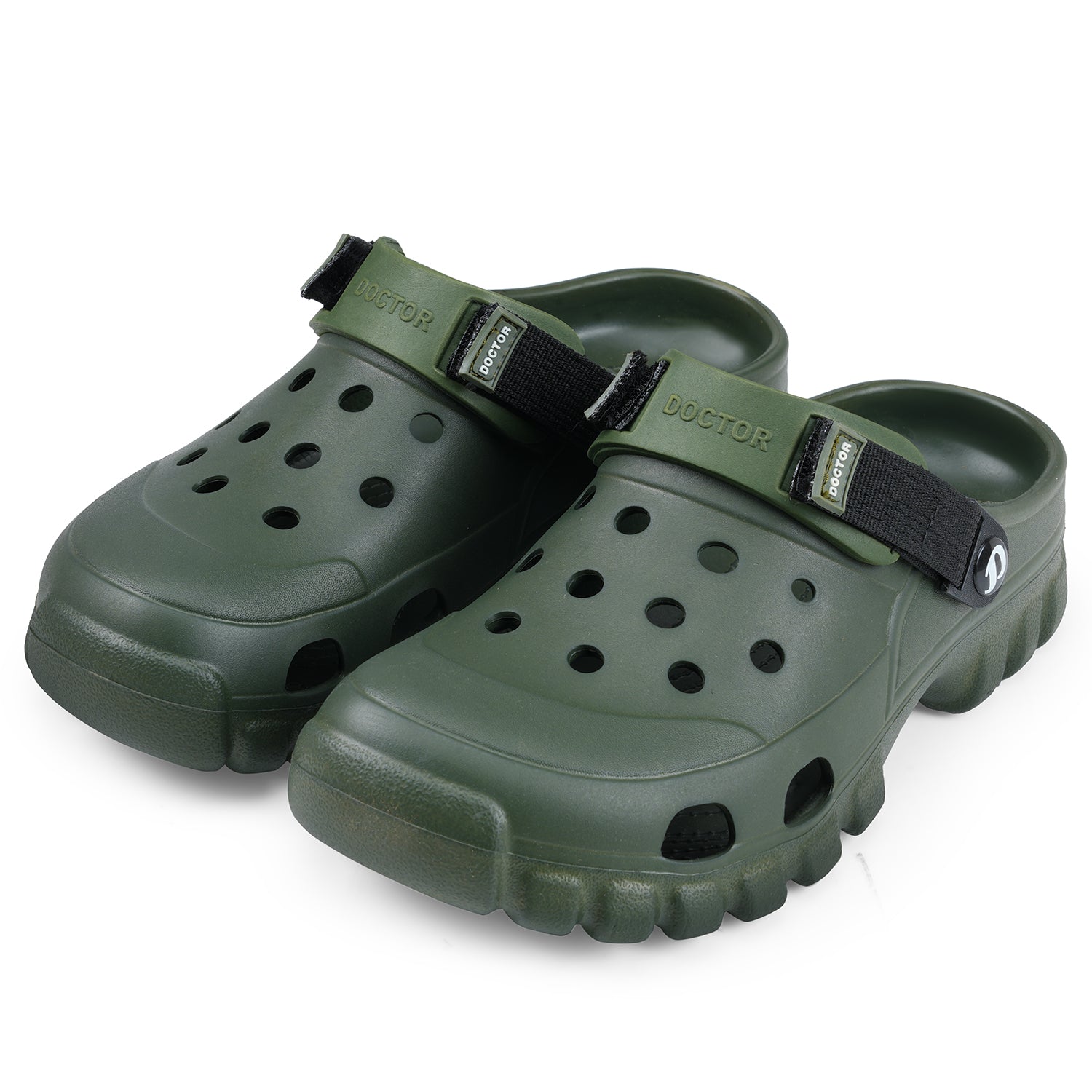 DOCTOR EXTRA SOFT D-546 Men's Classic Casual Sports Clogs/Sandals with Adjustable Back Strap for Adult | Comfortable & LightWeight| Stylish & Anti-Skid|Waterproof & Everyday Use Mules for Gents & Boys