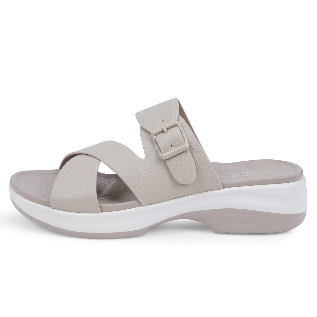 DOCTOR EXTRA SOFT Women's Flip Flops | Anti-Skid, Waterproof, Lightweight | D-656