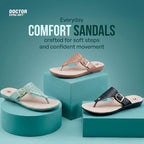 DOCTOR EXTRA SOFT Women's Slippers | Memory Foam, Orthopedic, Lightweight | D-627