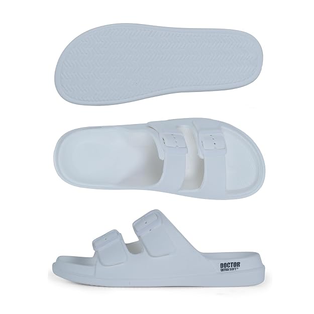 DOCTOR EXTRA SOFT D-505 Men's Slider Slippers — Cushioned & Anti-Skid