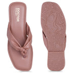 DOCTOR EXTRA SOFT D-653 Women's Thong Slippers — Memory Foam & Anti-Skid