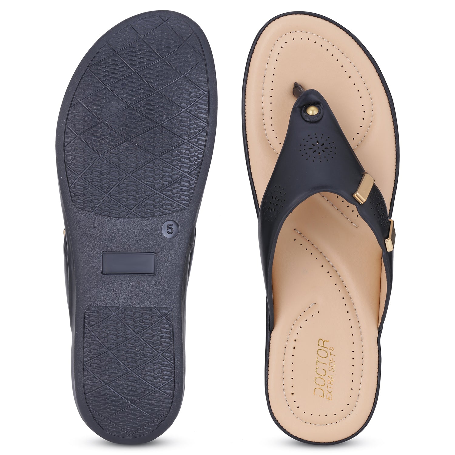 DOCTOR EXTRA SOFT Women's Slippers | Memory Foam, Lightweight | D-617