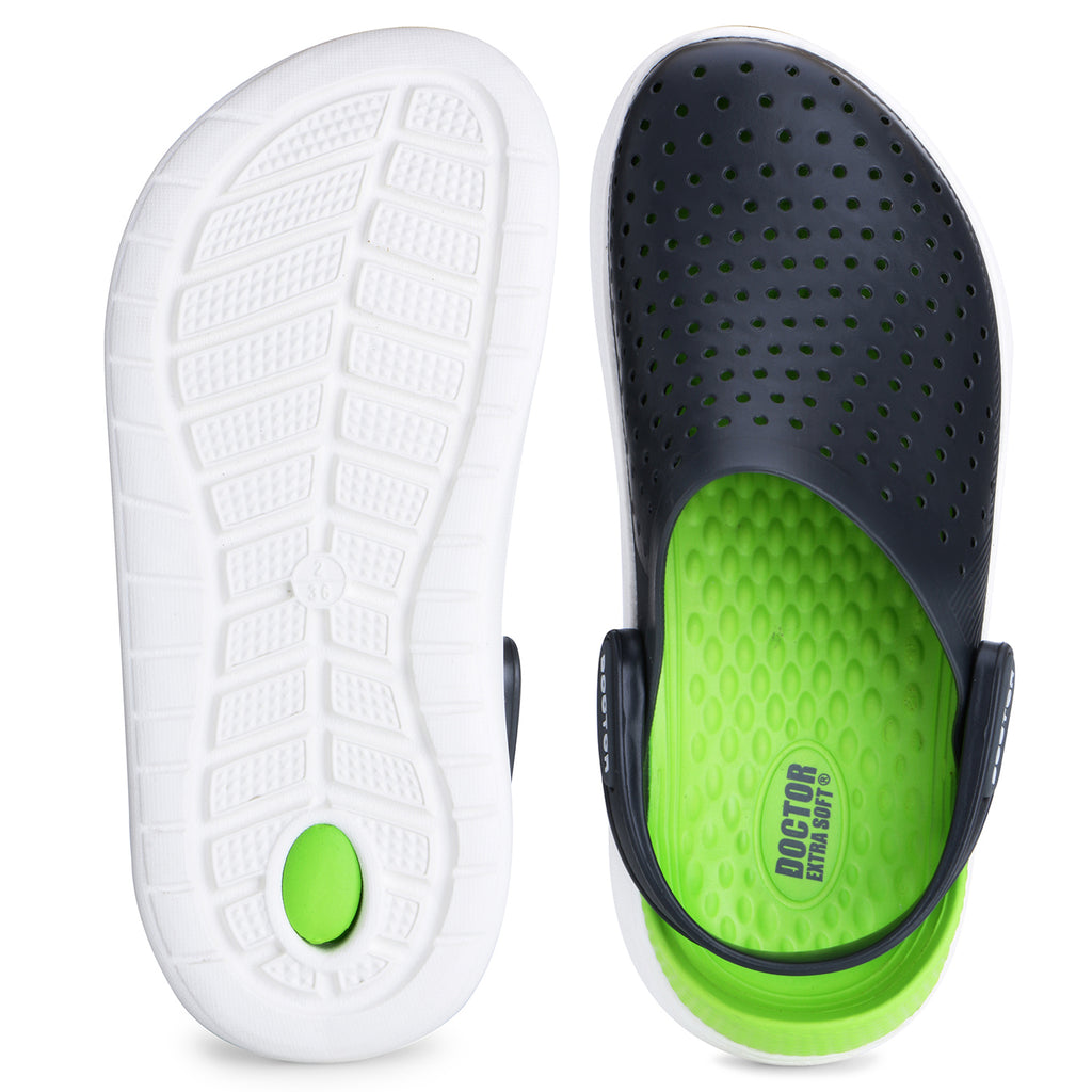 DOCTOR EXTRA SOFT D-509 Unisex-Child Kids Classic Ultra Soft Clogs/Sandals with Adjustable Back Strap| Comfortable & Lightweight| Stylish & Anti-Skid| Indoor & Outdoor Casual Sports Mules Boys/Girls