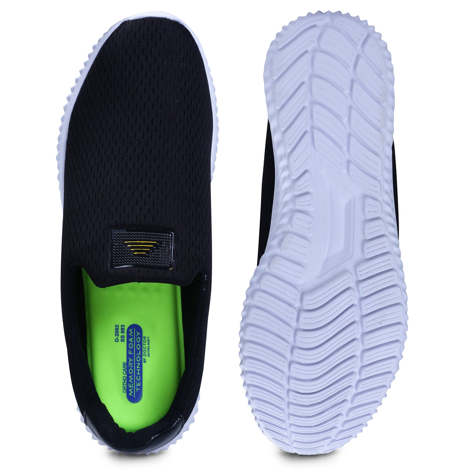 DOCTOR EXTRA SOFT D-2002 Memory Foam Men's Shoes for Walking Gym Training, Casual, Sports, Slip-On, Lightweight Comfortable Lace up Athletics Sneaker Moccasins for Gents